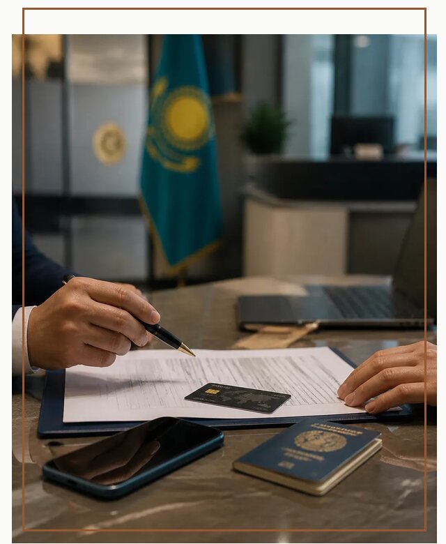Открытие счета и банковской карты в Казахстане в Долгопрудном